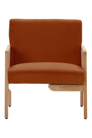 Fauteuil - Brique - Revêtement en tissu