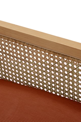 Fauteuil - Brique - Revêtement en tissu