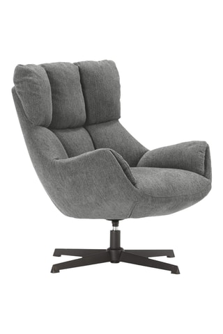 Fauteuil - Gris - Revêtement en tissu