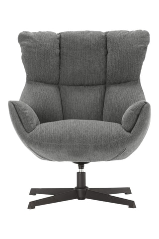 Fauteuil - Gris - Revêtement en tissu