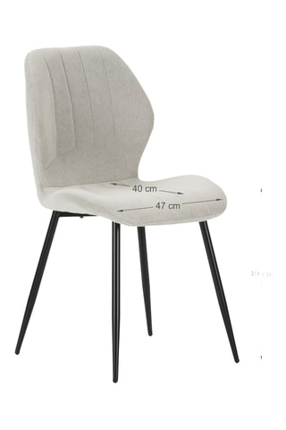 4 chaises - 85 x 43 x 49 cm