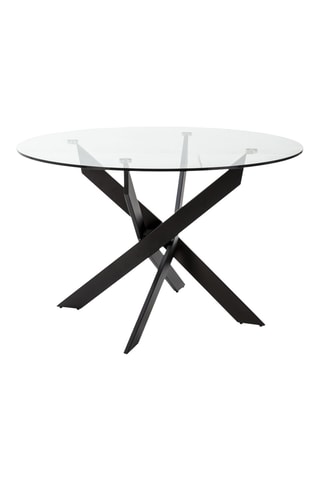 Table à manger en verre - 120 x 74,8 x 120 cm