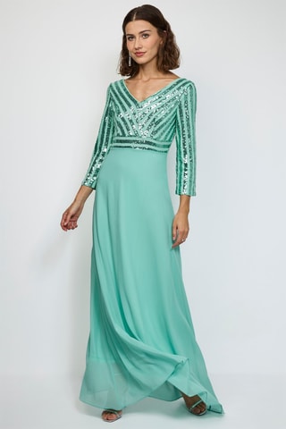 Vestido comprido - Verde