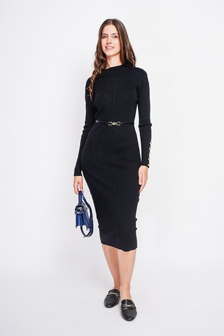 Vestido-camisola - Preto