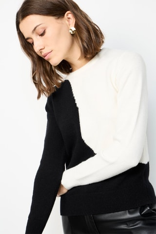 Camisola - Branco e preto