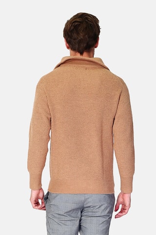 Camisola - Azul  - Camel