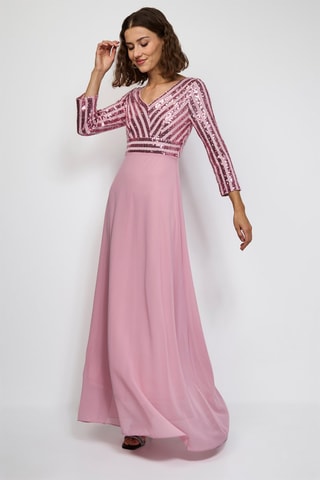 Vestido comprido - Rosa