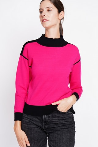 Maglia oversize  - Fucsia
