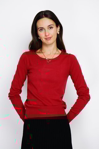 Camisola de caxemira - Vermelho - Vermelho