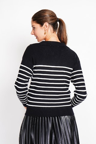 Camisola oversized - Preto