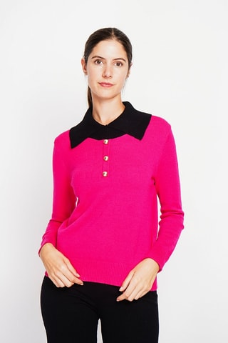 Maglia oversize  - Fucsia
