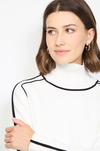 Camisola - Branco e preto