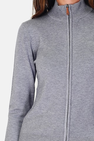 Cardigan in cashmere - Grigio