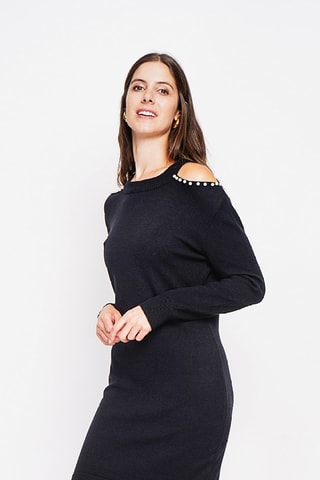 Vestido-camisola - Preto