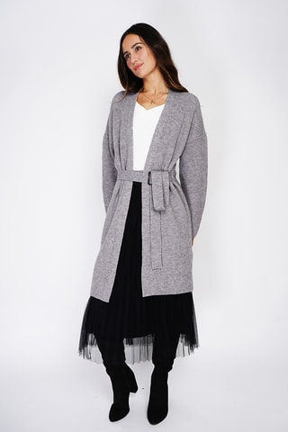 Cardigan lungo  - Grigio