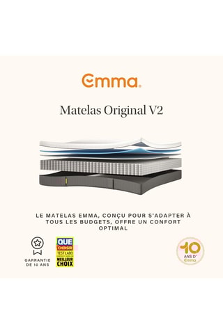 Ensemble lit Cocoon Emma + Matelas Original V2 - Gris