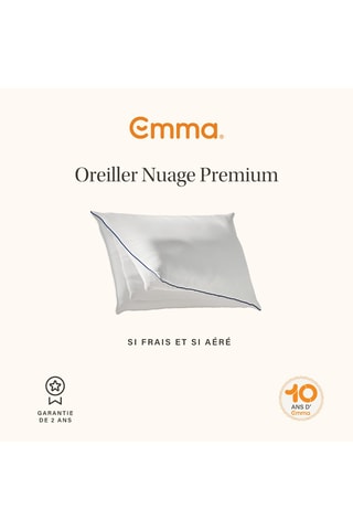 Oreiller Nuage premium thermorégulé - Moelleux