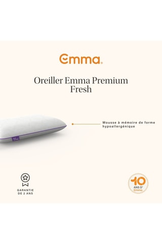 2 oreillers Premium Fresh Pillow Emma