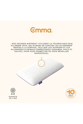 2 oreillers Premium Fresh Pillow Emma