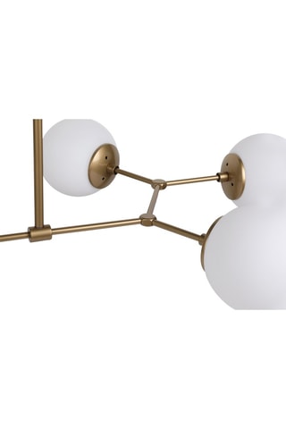 Lámpara de techo - Dorado - 6 x 100 W