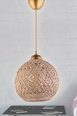 Lámpara de techo - Blanco y dorado