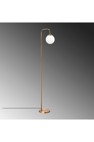 Lampadaire - Beige et noir - 60 W