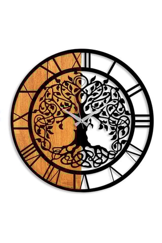 Reloj - Negro y natural