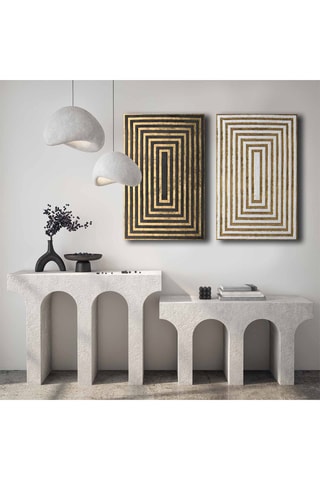 2 cuadros de pino - 45 x 70 cm