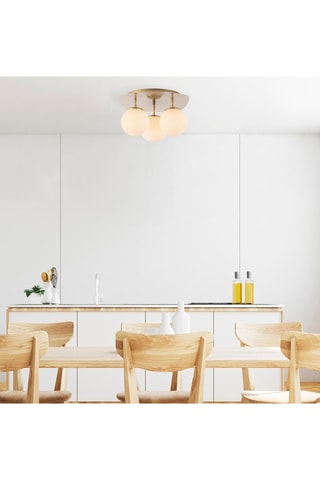 Plafón Well - Dorado - 3 x 40 W