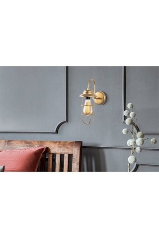 Aplique mural Mahoni - Dorado -  40 W