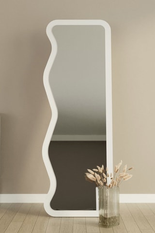 Miroir - 50 x 160 x 2,2 cm - Blanc
