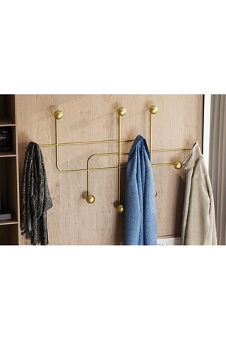 Porte-manteau - Doré - 107 x 64 x 10 cm