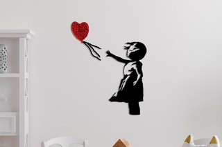 Adorno mural «Niña con globo» - Banksy