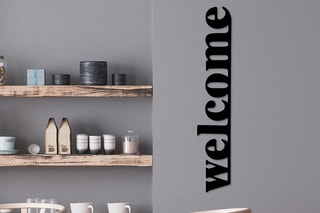 Décoration murale Welcome-5 - Noir