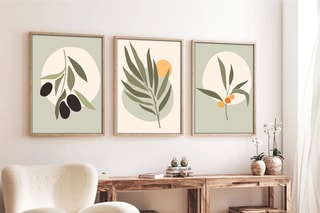 3 cuadros decorativos con marco de MDF Séverine - 70 x 50 cm