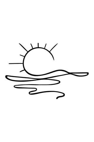 Adorno mural Alborada - Negro - 55 x 44 cm