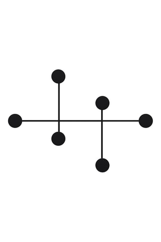 Porte-manteau mural Dama - 82 x 60 x 10 cm