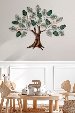 Décoration murale - Marron et vert