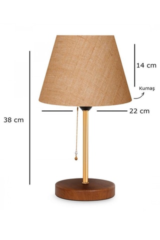 Lámpara de sobremesa AYD-3137 - Beige