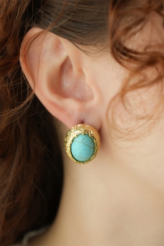 Oorbellen Turkooizen