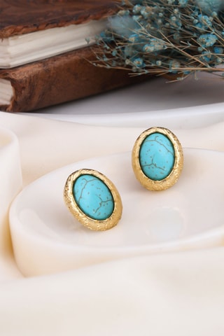 Oorbellen Turkooizen