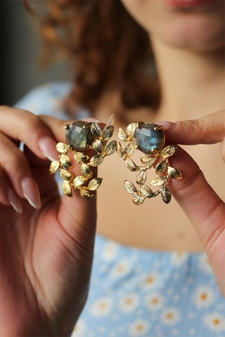 Pendientes - Labradoritas