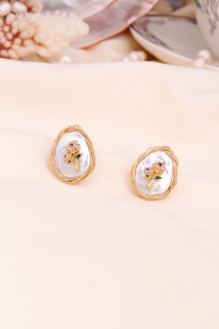 Oorbellen - Doublé Geelgoud