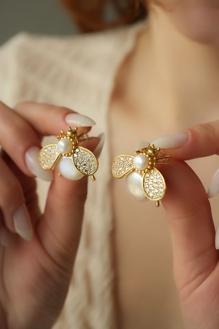 Oorbellen Cultivéparels en Zirkonia's