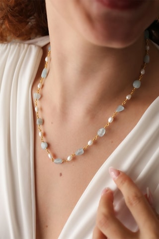 Ketting - Aquamarijnen