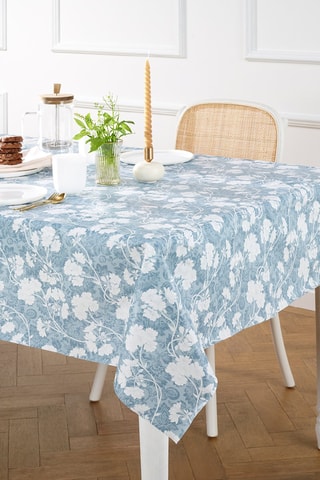 Nappe Azur floral - Bleu