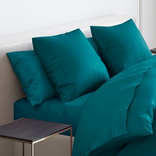 2 federe in raso di cotone 200 fili/cm² Aurore - Verde