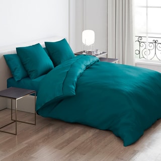 2 federe in raso di cotone 200 fili/cm² Aurore - Verde