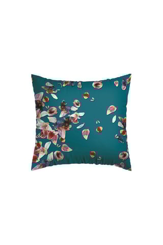 2 taies d'oreiller en satin de coton 200 fils/cm² Aurore - Vert