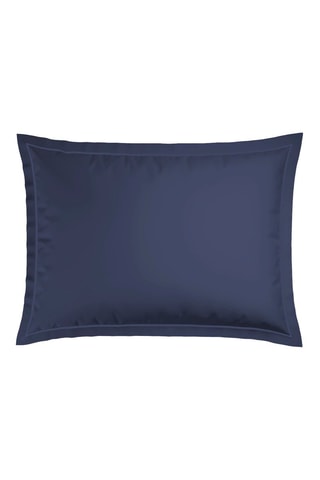 2 federe in raso di cotone 80 fili/cm² - Blu